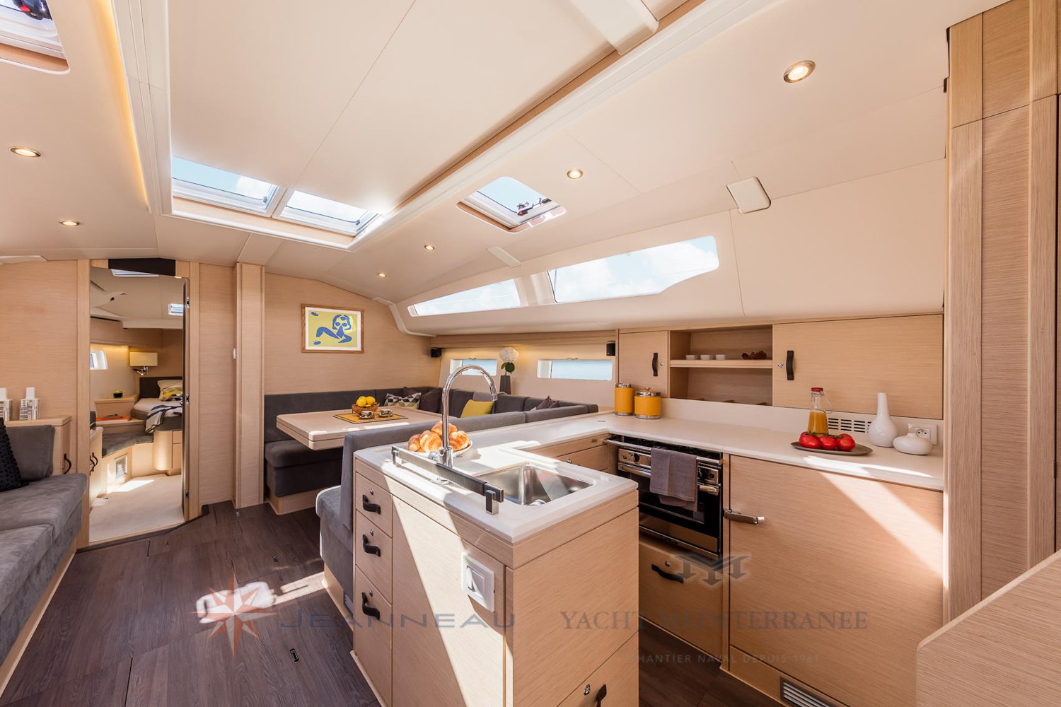 Jeanneau-Yacht-51-vente-bateau-marseille-2 Voilier Jeanneau Yachts 51, vente voilier de croisière à Marseille pointe rouge