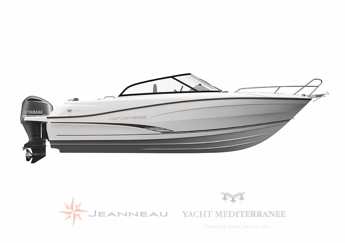 le nouveau Cap Camara bow rider 7.5BR bateau moteur in board Jeanneau bateau à Marseille Yatch-Méditerranée