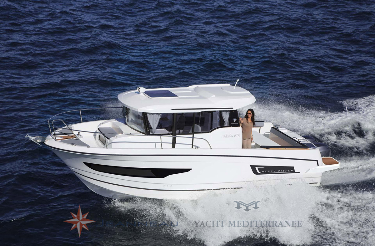 Bateau Hors bord Jeanneau Merry Fisher 875 Marlin – Yacht Méditerranée Marseille vente de bateaux neufs et occasions