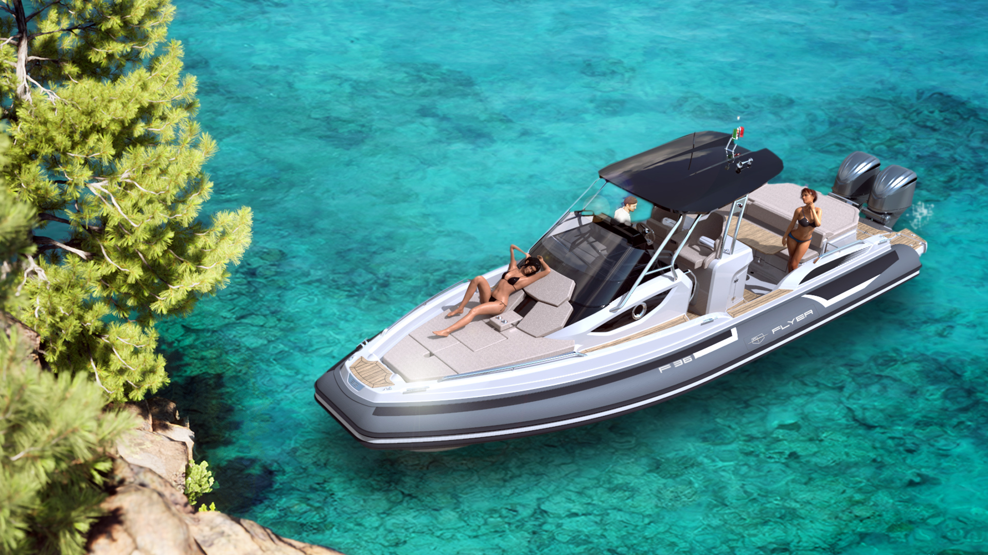 BWA semi rigide Marseille BWA Flyer 36