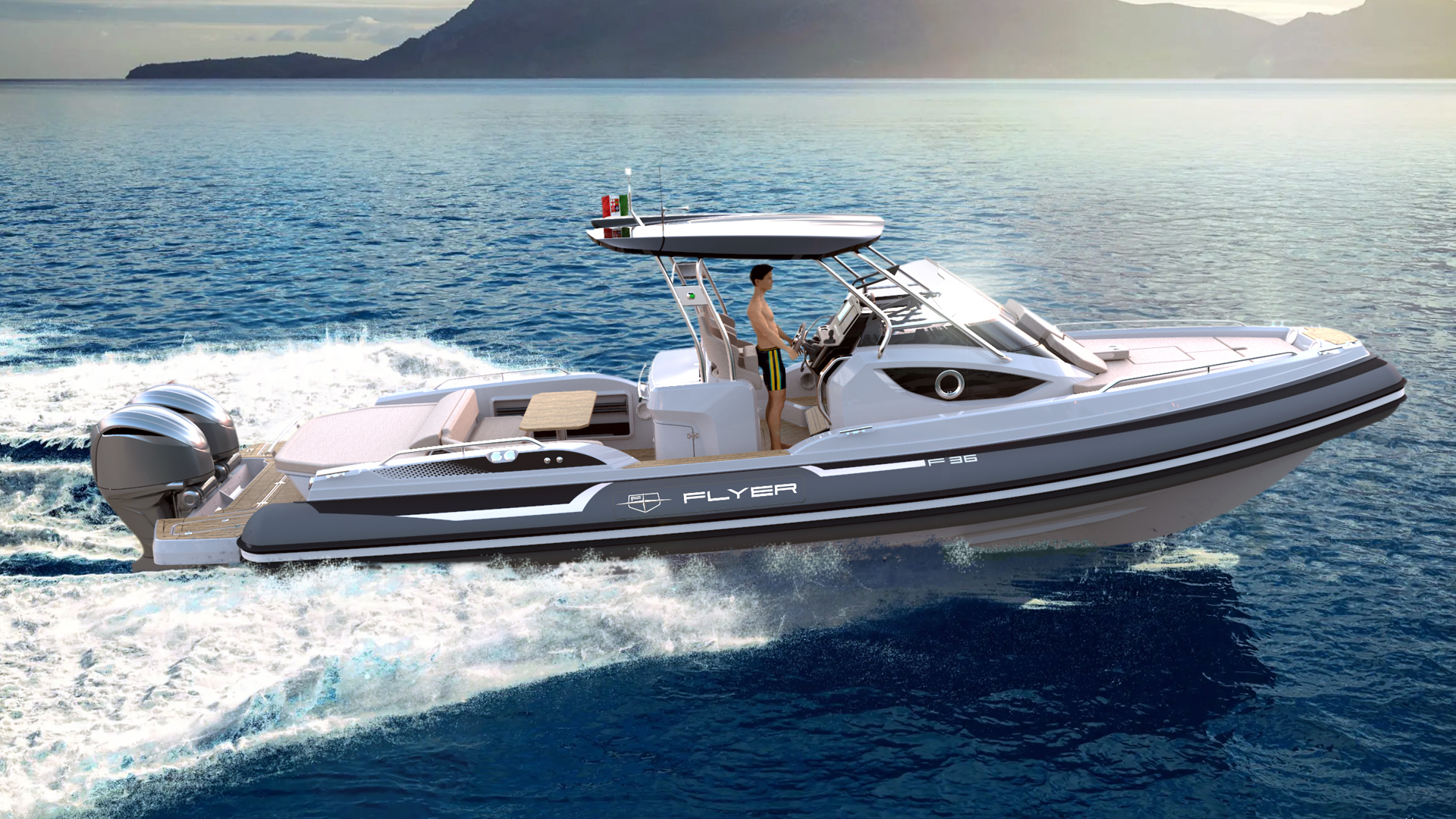 BWA semi rigide Marseille BWA Flyer 36